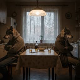 Волки после ссоры
