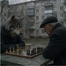 Волк играет в шахматы