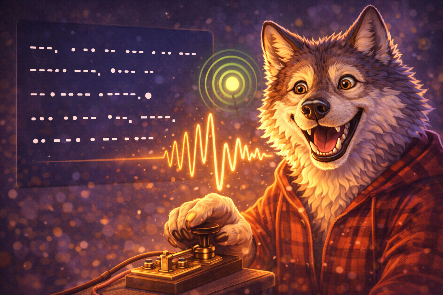 Азбука Морзе и волк