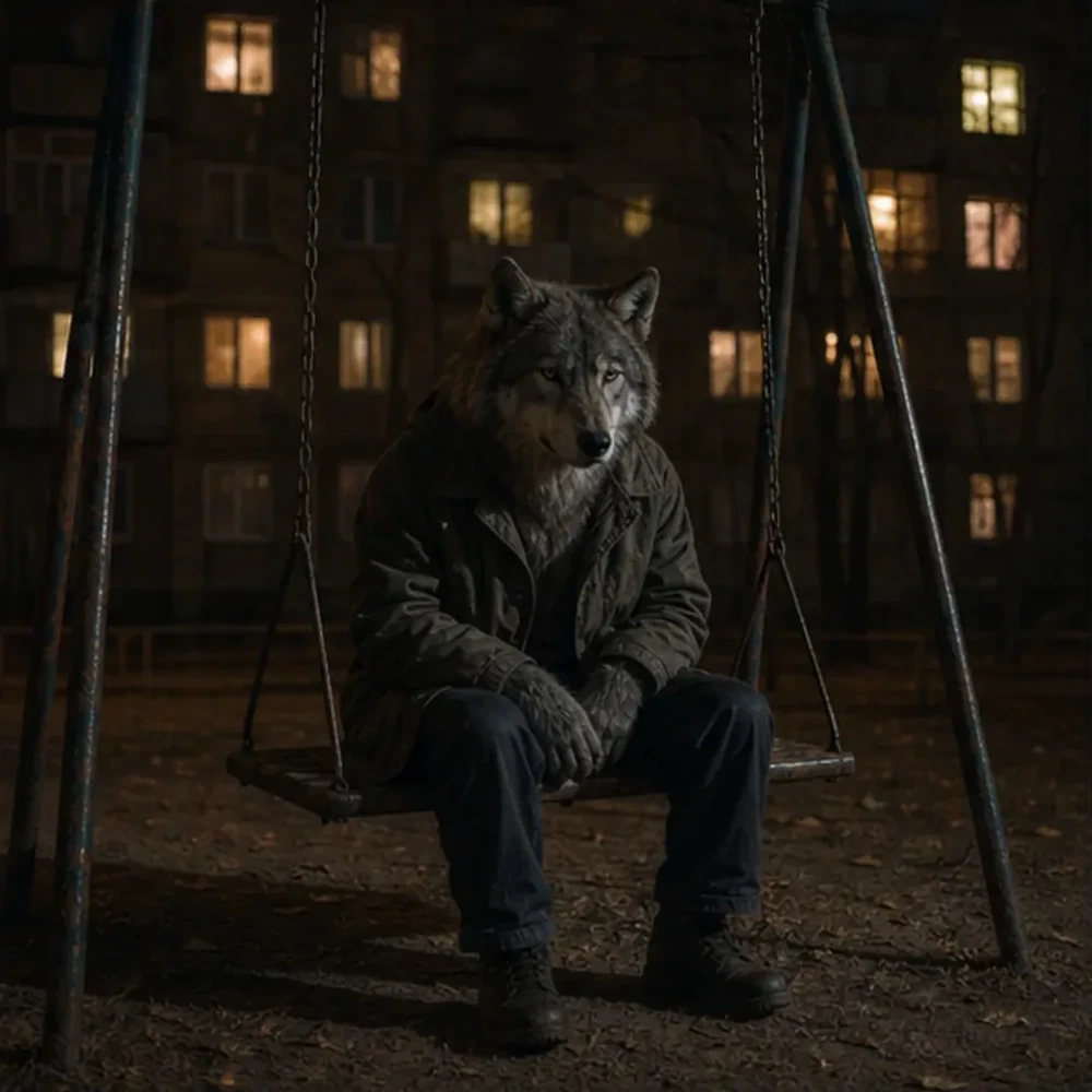 Волк на ночных качелях